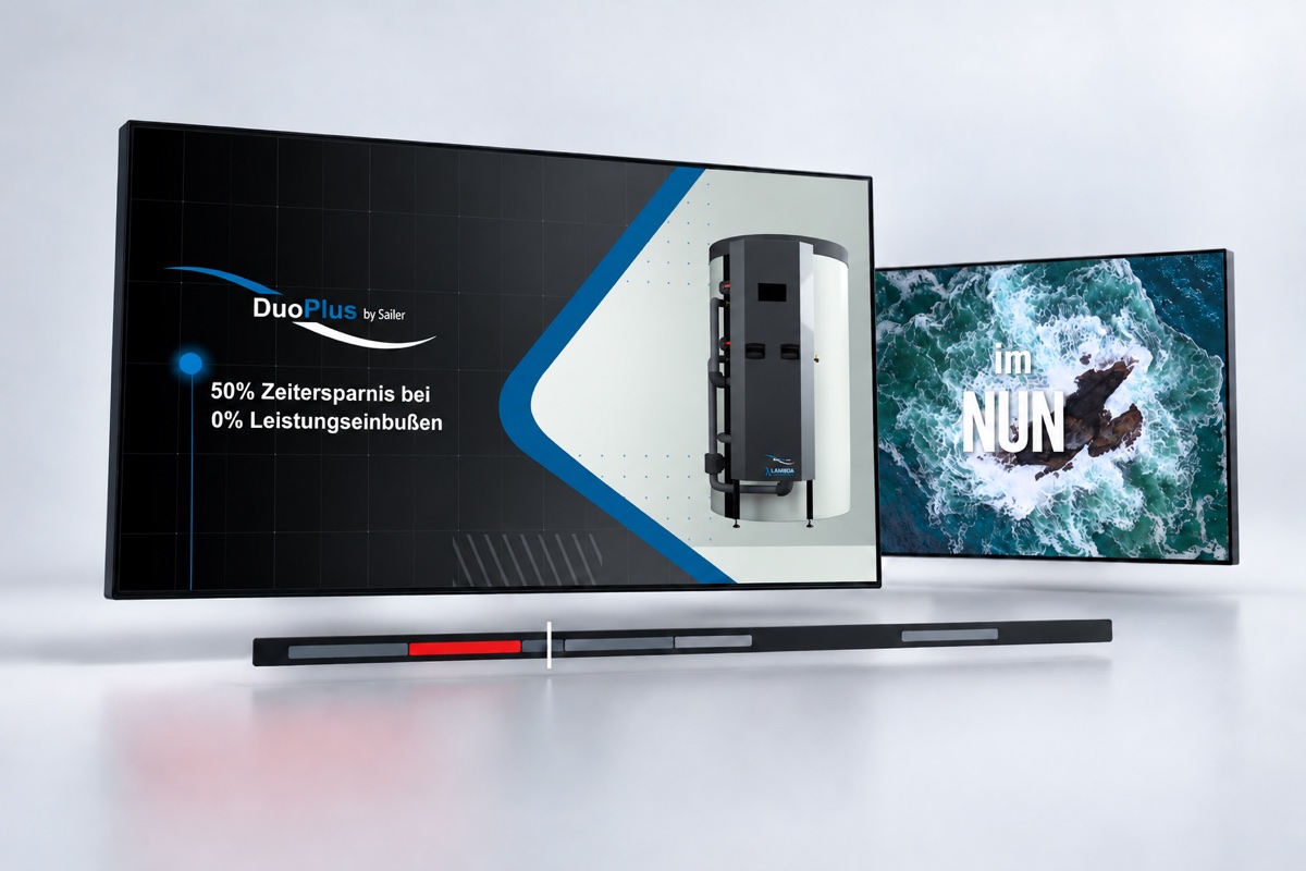 Komposition mit DuoPlus-Erklärvideo links und UniNUN gGmbH-Trailer rechts