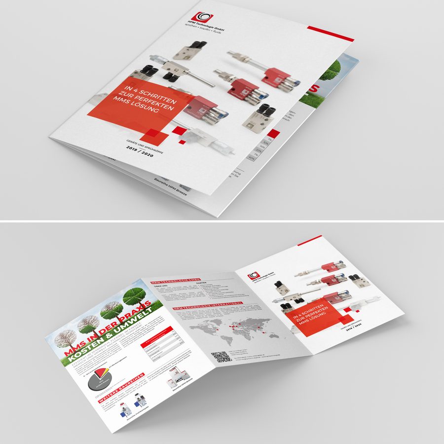 HPM Technologie · Faltblatt – Print