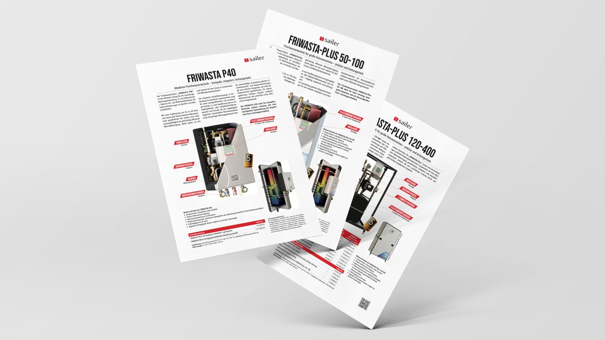 Sailer GmbH · Produktflyer – Print, Ansicht 1