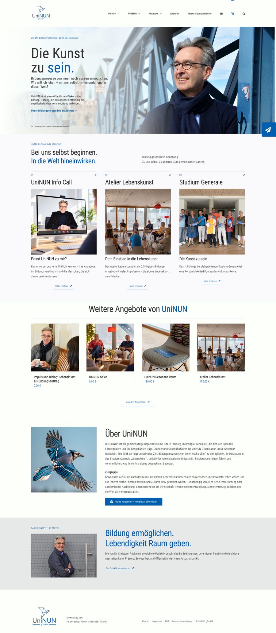 UniNUN gGmbH – Websites