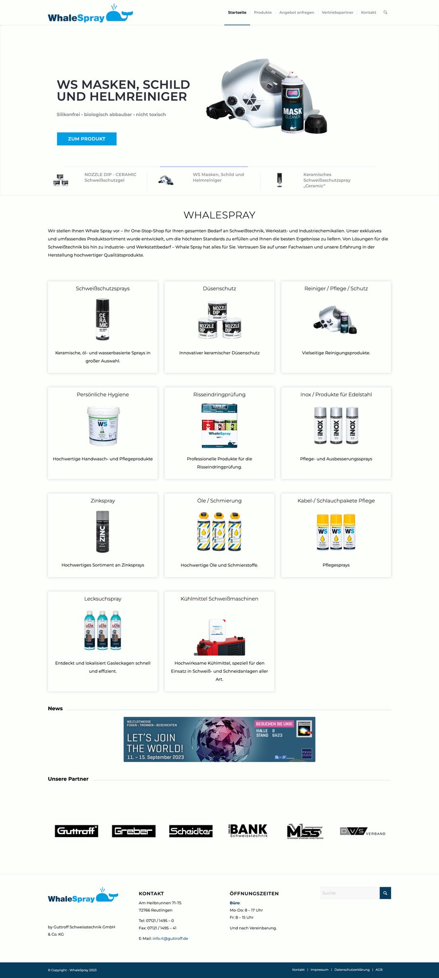 Whalespray – Websites